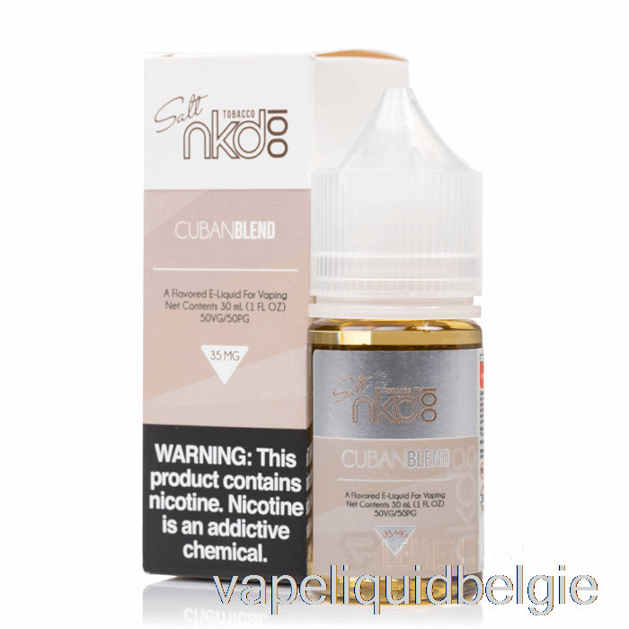 Vape Vloeibare Cubaanse Blend - Nkd100 Zout E-vloeistof - 30ml 35mg